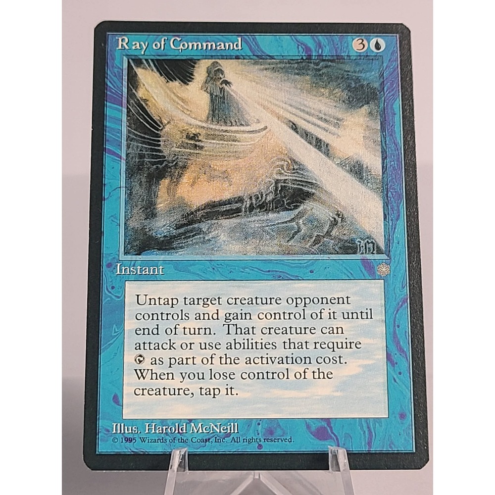MTG Ray of Command Ice Age 1995 Black Border LP Blue Instant‎ Control Spell
